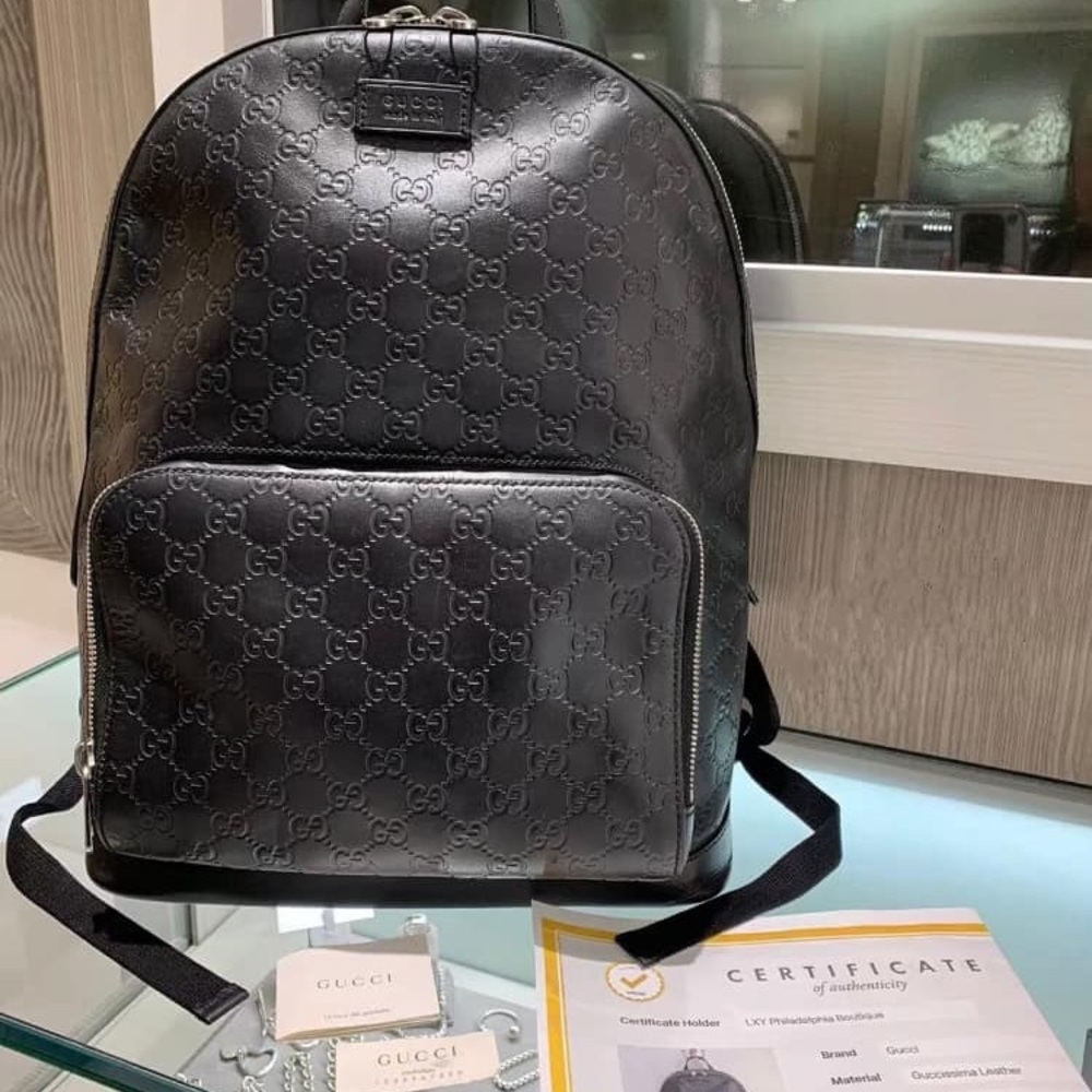 Gucci backpack LEATHER!!!